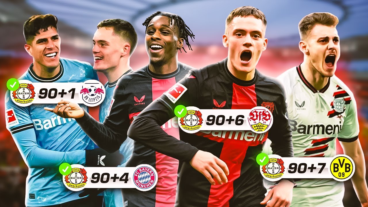 Bayer Leverkusen LOVE Scoring Last Minute Goals