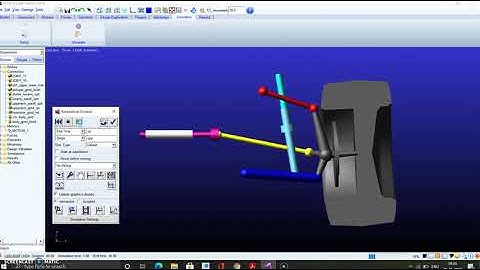 Simulation of suspension subsystem