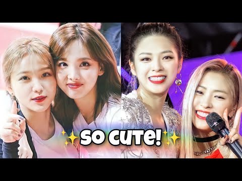 [#1] TWICE being best friends with other kpop idols for 10 minutes \