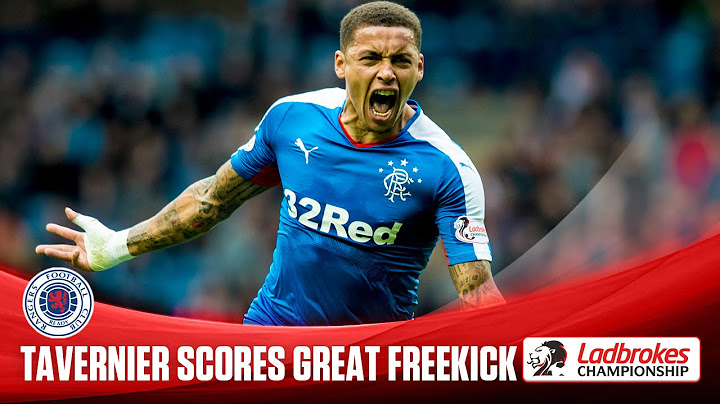 Tavernier scores stunning freekick