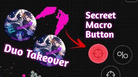 Duo Takeover + Secreet button Macro 999x Fast | Leaderboard 1 | Agar.io Mobile | Road to 400 subs
