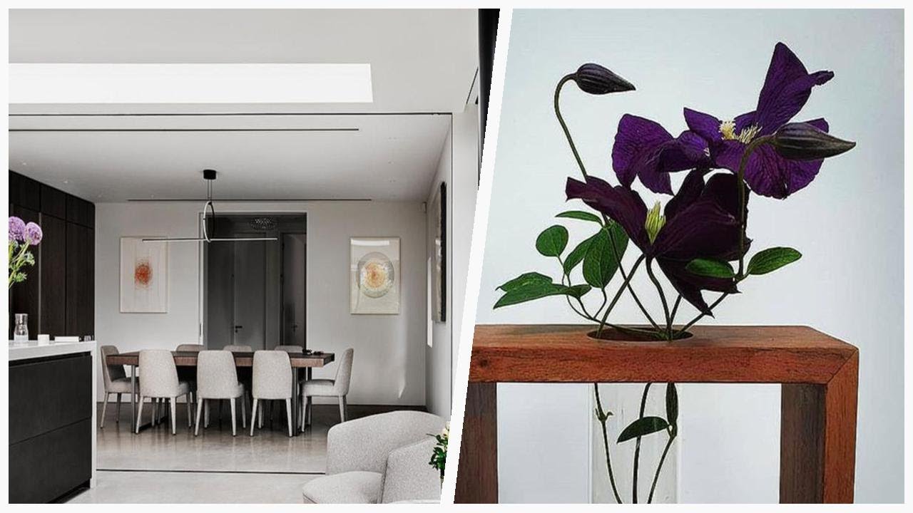 Wood Accent Wall Paneling For Penthouse Dining Room Design