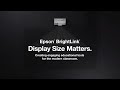 Epson BrightLink Display | Size Matters