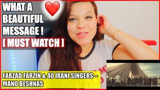 [MUST WATCH] Honest Reaction to Mano Beshnas - (Farzad Farzin & 40 Iranian Singers) | MUSIC REACTION