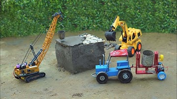 diy mini tractor trolley loading new technology | science project | mini building @minishape1116