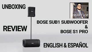 Bose Sub 1 &quot;L1 Pro Family&quot; Unboxing English - Español W/ Bose S1 Pro