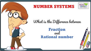 Whats the difference between Fractions and Rational numbers?