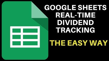 How To Get The Upcoming Dividends In Google Sheets | Creating The Best Dividend Tracker