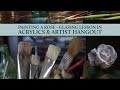 Glazing a rose Part 2 - Livestream & Artist Hangout