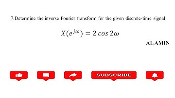 206 DTFT Mathematical Example 2 & 3  | Discrete Time Fourier Transform | Fourier Transform | AL AMIN
