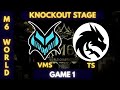 Team Vamos vs Team Spirit Game 1 (BO5) | M6 World Championship | Knockout Stage Lower Bracket