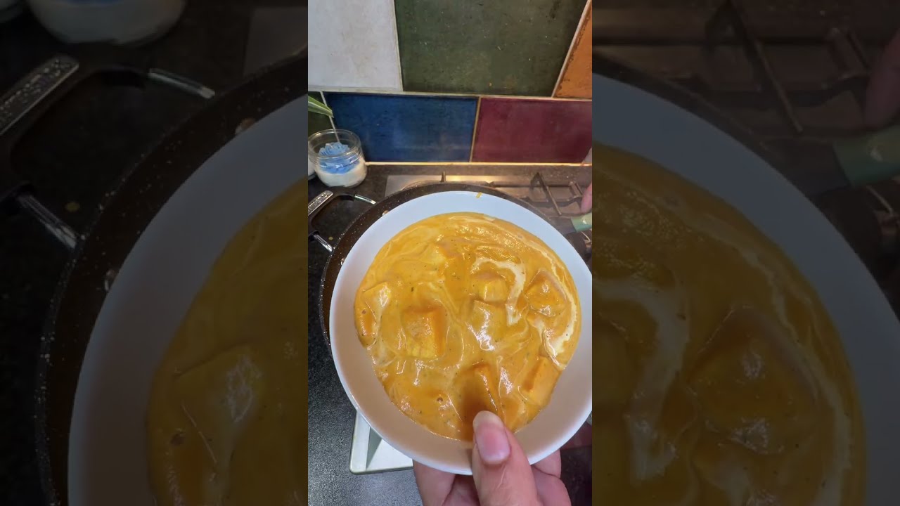 Easy Paneer butter masala recipe ☝️☝️#recipe #shorts #easyrecipe #youtube 