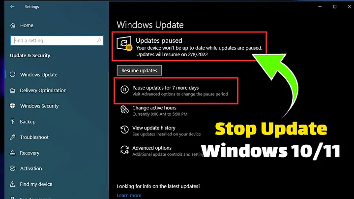 Permanently | Disable Windows Update Windows 10/11 (2025)