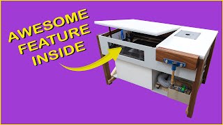 Building a combination assembly table, router table & laser enclosure