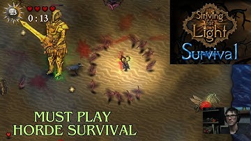 60 Second Game Review - Striving For Light Survival | arena horde roguelike