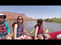 River rafting the colorado river near moab ut