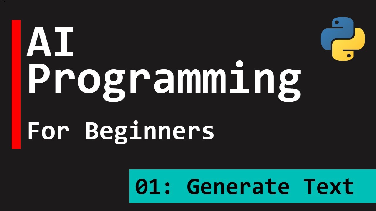 Learn Generative AI Programming - Part 1: Generating Text (Python ...