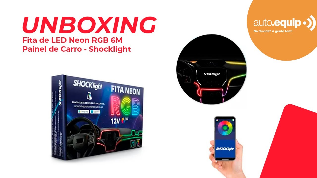Unboxing: Fita de Led Neon RGB - Shocklight