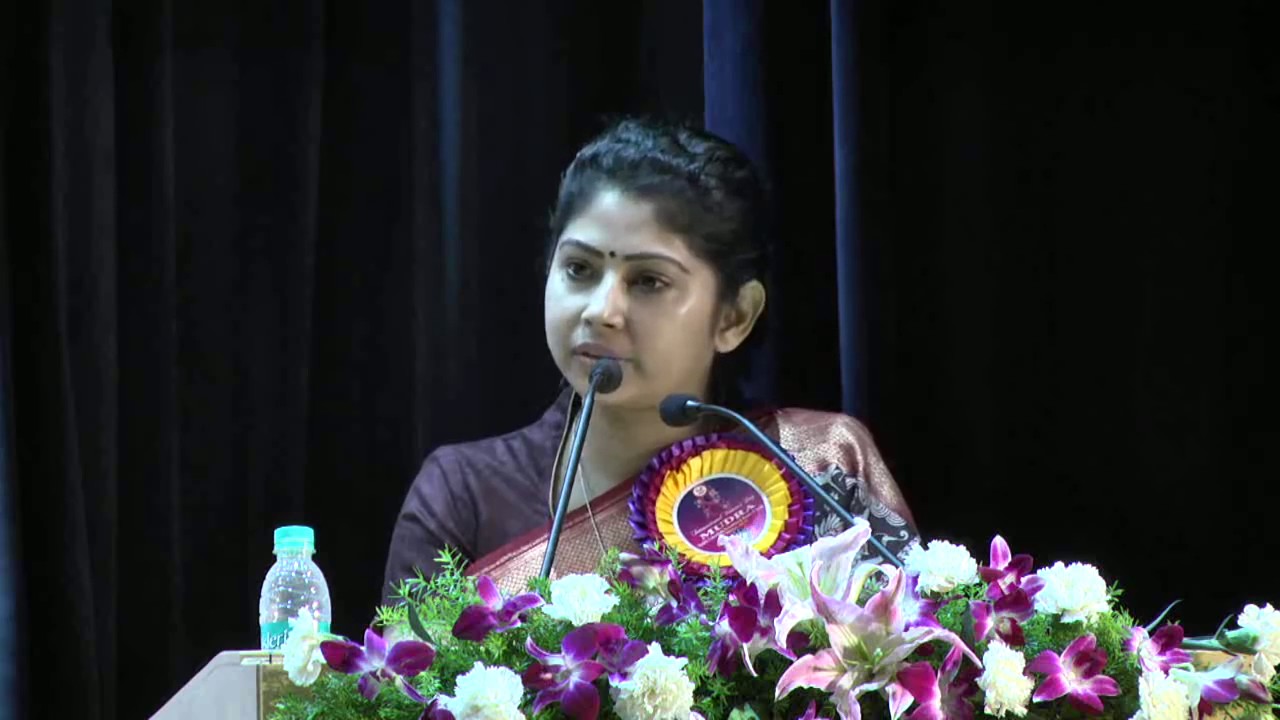 Smitha Sabharwal IAS Officer Speech  MUDRA 2017
