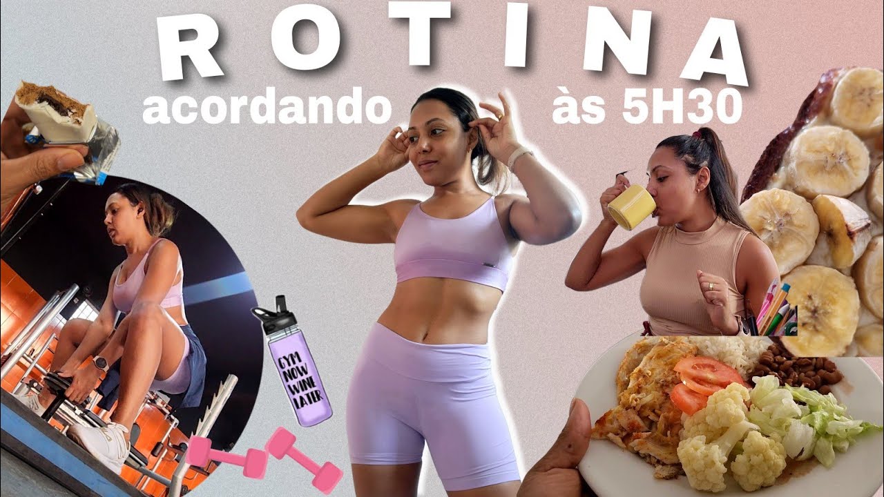 DESAFIO 50 DIAS | rotina acordando às 5H30, treino completo de perna, o ...