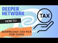 How To Download Your .CSV File