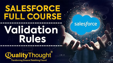 Validation Rules in Salesforce |Understanding Validation Rules in Salesforce and How to create them?