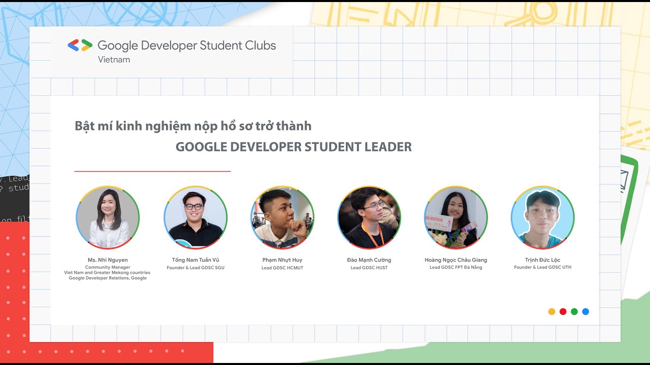 Outline Video Bật mí kinh nghiệm nộp hồ sơ GDSC Lead 2022 - 2023