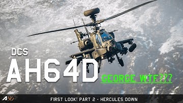 DCS: AH64D First Look pt.2 - Combat Mission Hercules Down