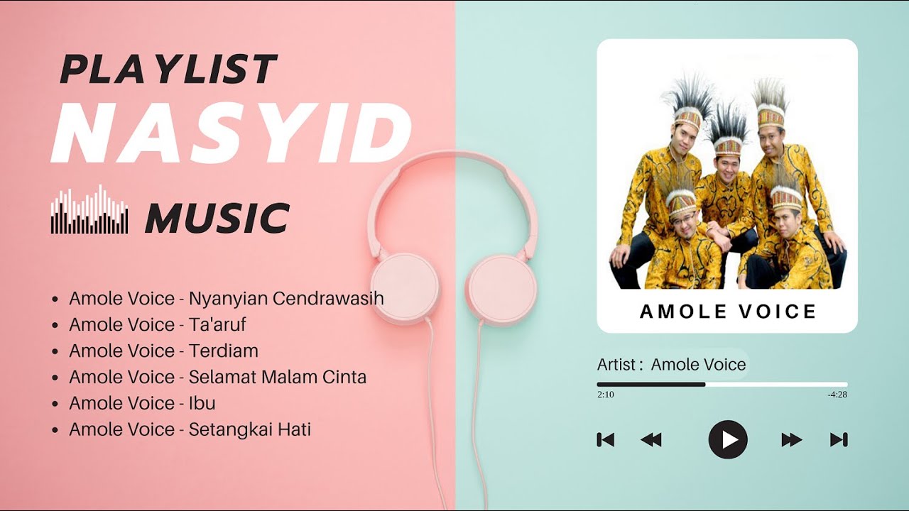 PLAYLIST NASYID   AMOLE VOICE