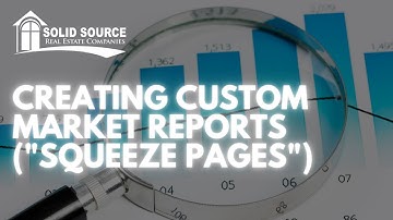 kvCORE | Market Report Squeeze Pages (Perfect for Social Media)