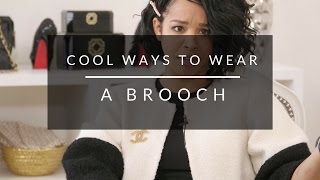 Cool Ways to Wear A Brooch