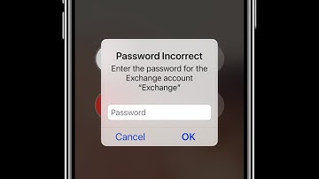 iPhone keeps asking for Exchange Mail Password on iPhone in iOS 17.3/18