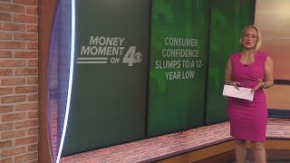 Money Moment on 4: Consumer confidence slumps to a 12-year low