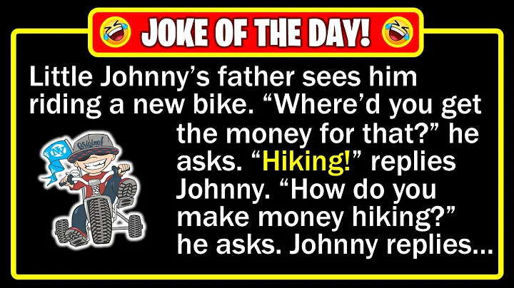 🤣 BEST JOKE OF THE DAY! - Little Johnny is riding his shiny new bike... | Funny Dad Jokes