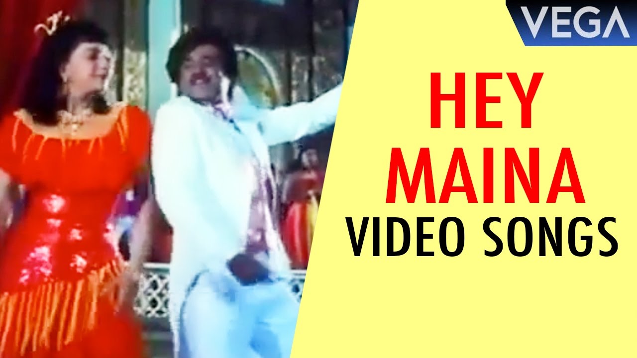 Hey Maina Video Songs  Maaveeran Tamil Movie  Rajinikanth  Ambika