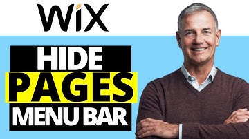 How To Hide Pages In Menu Bar On Wix Website (2021)