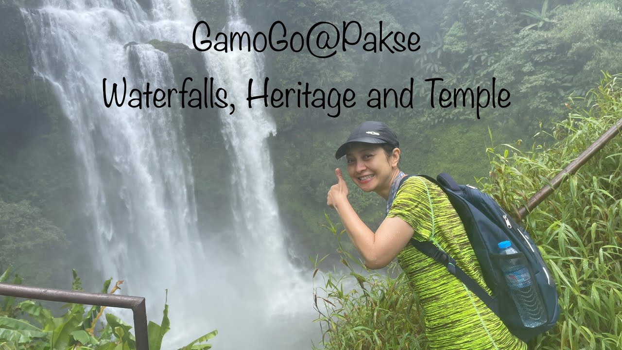 เที่ยวอุบล ต่อปากเซ ประเทศลาว Part2 - น้ำตกปากเซ กับปราสาทหินวัดพู