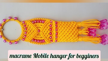 Easy Macrame Mobile Hanger For Beginners