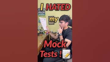 I HATED my NEET mock tests!? My true story😳📝 #neet #neet2026 #mbbs #motivation #trending