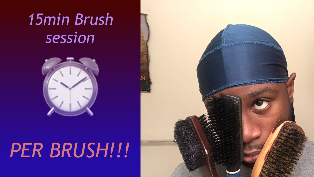 How to get 360 waves: 15 minutes brush session per brush METHOD!!! 