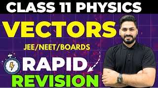 Class 11 Physics : Vectors One Shot Revision | JEE | NEET | Boards | Sunil Jangra Sir