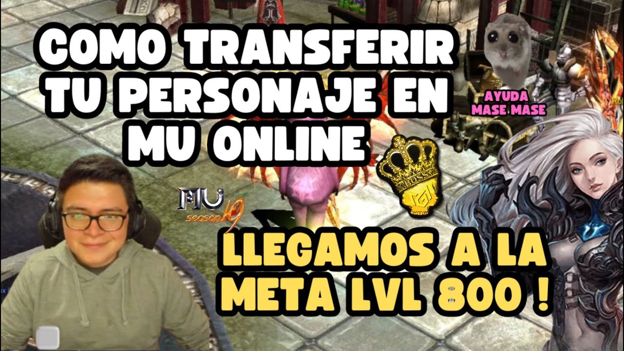 COMO TRANSFERIR MIS PERSONAJES DEL SPEED GUIA 2024💎SPEED SERVER 🤑 Mu Online S19.1 🔥