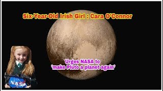 Six-year-old girl urges NASA to `make Pluto a planet again`