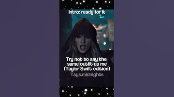 Try NOT to say the same outfit as me! || #outfit #taylorswift #awards #shorts || 🧡🩷