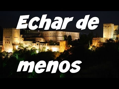 Echar de menos