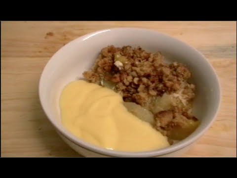 APPLE & MANGO CRUMBLE - 5 Minute Dessert!