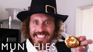 How to Make Deep Fried Turkey Balls With TJ Miller & Andy Windak