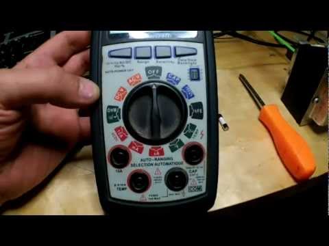 Canadian Tire MotoMaster Digital Multimeter 250vac Failure