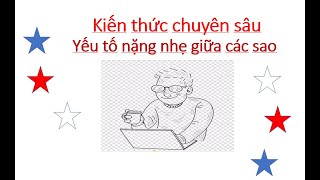 Kiến thức chuyên sâu - Yếu tố nặng nhẹ giữa các sao