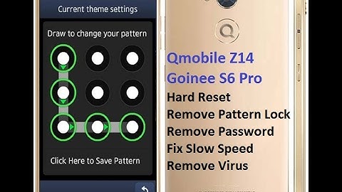How To Hard Reset Qmobile Z14, Goinee S6 Pro Remove Pattern Lock - Done